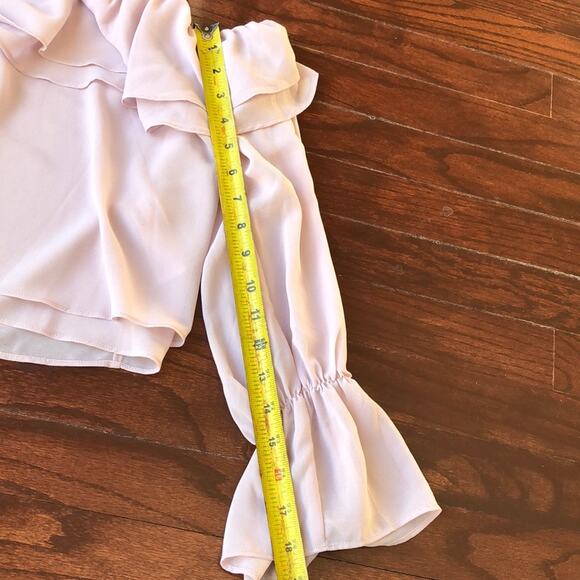 Forever 21 Baby Pink Off Shoulder Boho Chic - Picture 4 of 6